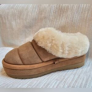 UGG Tazzlita Chestnut Platform Slippers in Womens Size 10 NEW S/N 1146390